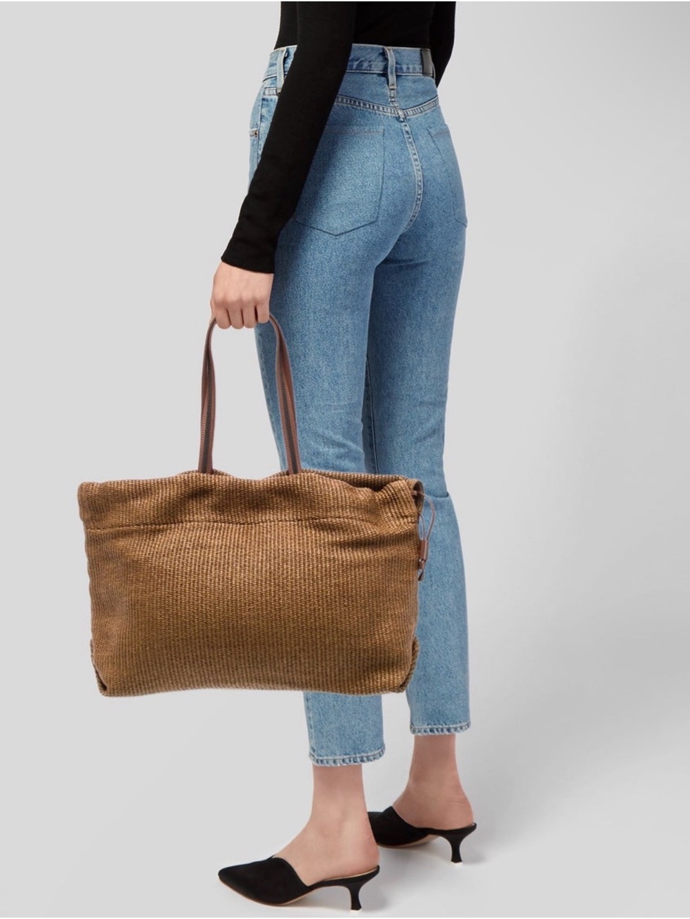 NWT Brunello Cucinelli - Large raffia effect tote bag